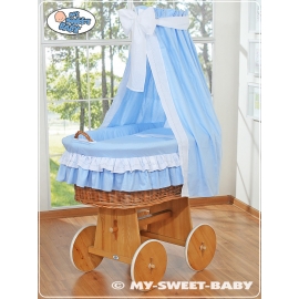 Babykorg med himmel Bellamy blå