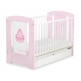 Babysäng 120x60cm Glamour med lådor STANDARD