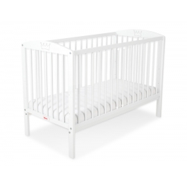 Babysäng 120x60cm med krona no. 5006-07- vit