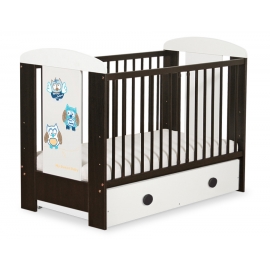 Babysäng 120x60cm Uglor med lådor MAXI