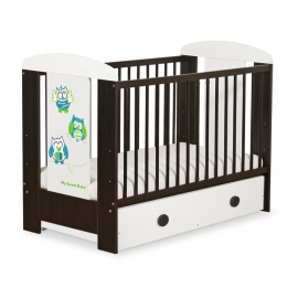 Babysäng 120x60cm Uglor med lådor MAXI