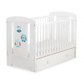 Babysäng 120x60cm Uglor med lådor MAXI