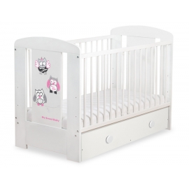 Babysäng 120x60cm Uglor med lådor MAXI