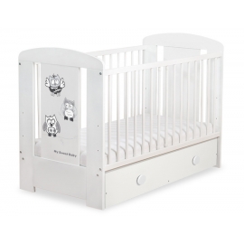 Babysäng 120x60cm Uglor med lådor MAXI