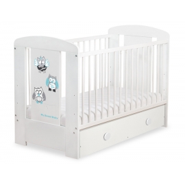Babysäng 120x60cm Uglor med lådor MAXI