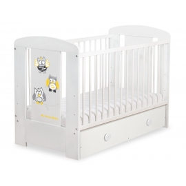 Babysäng 120x60cm Uglor med lådor MAXI