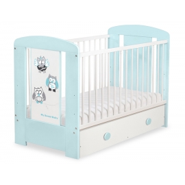 Babysäng 120x60cm Uglor med lådor MAXI