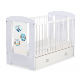 Babysäng 120x60cm Uglor med lådor MAXI