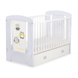 Babysäng 120x60cm Uglor med lådor MAXI