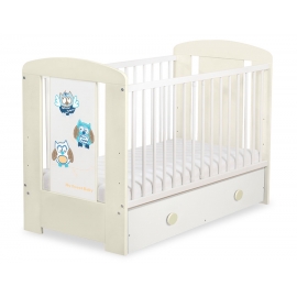 Babysäng 120x60cm Uglor med lådor MAXI
