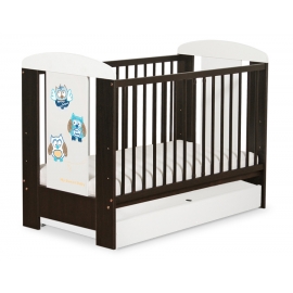 Babysäng 120x60cm Uglor med lådor STANDARD
