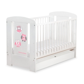 Babysäng 120x60cm Uglor med lådor STANDARD