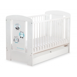 Babysäng 120x60cm Uglor med lådor STANDARD