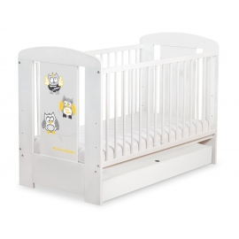 Babysäng 120x60cm Uglor med lådor STANDARD
