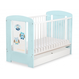 Babysäng 120x60cm Uglor med lådor STANDARD