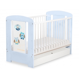 Babysäng 120x60cm Uglor med lådor STANDARD