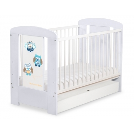 Babysäng 120x60cm Uglor med lådor STANDARD