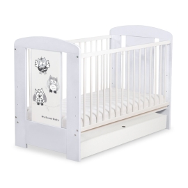 Babysäng 120x60cm Uglor med lådor STANDARD