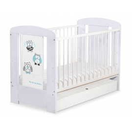 Babysäng 120x60cm Uglor med lådor STANDARD