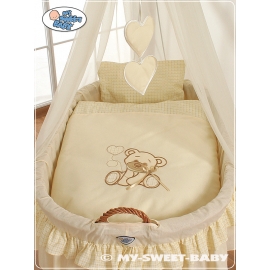 Bäddset / Sängkläder 2-delar for Moses Basket/crib no 99690e-321 or 79690e-321