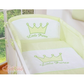 Bäddset / Sängkläder 3-delar- Little Prince/Princess grön