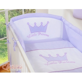 Bäddset / Sängkläder 3-delar- Little Prince/Princess lila