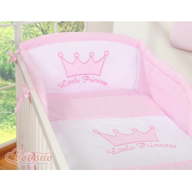Bäddset / Sängkläder 3-delar- Little Prince/Princess rosa