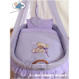 Bäddset / Sängkläder 2-delar till Babykorg no 99690e-325 or 79690e-325
