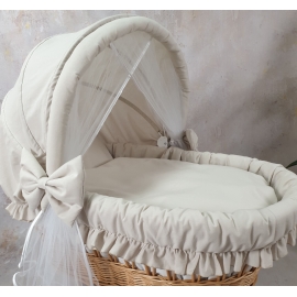 Bäddset till babyvagga XL Beige