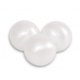 Bollar till Bollhav 50 st.- pearl vit