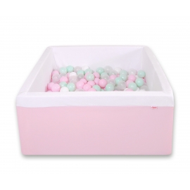 Bollhav minky med 200 bollar, Bollpool - rosa