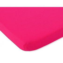 Dra-på-lakan i bomull 140x70cm dark rosa