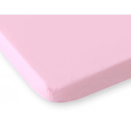 Dra-på-lakan i bomull 140x70cm rosa