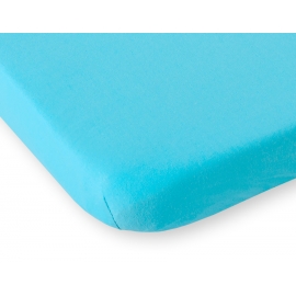 Dra-på-lakan i jersey 120x60cm- Turquoise