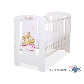 Engrave on the front of baby cot no. 5005-07