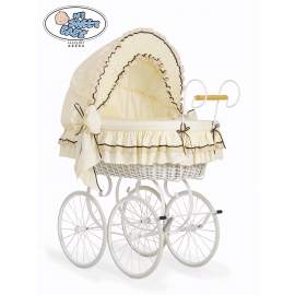Exklusiv Gammaldags Babykorg Emma - Cream