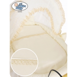 Extra textil 4 delar uppsättning till babykorg Elisa no. 2100-171 or 72100-171