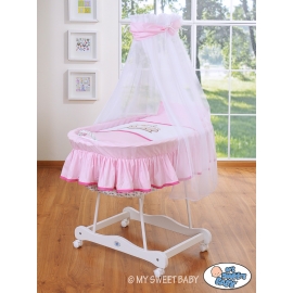Extra textil 4 delar uppsättning till babykorg no. 99690e-800 i 79690e-800