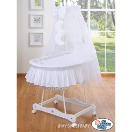 Extra textil 4 delar uppsättning till babykorg no. 99690e-812 i 79690e-812