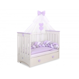 Himmel Stor Myggnät till Babysäng Chiffon vit