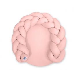 Lekhage Skyddsfläta Kudde med lekmatta- pastel rosa