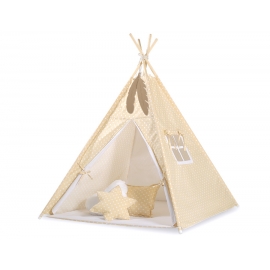 Tipi tält barn Beige