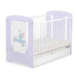Spjälsäng 120x60cm Dreamy bunny med lådor STANDARD