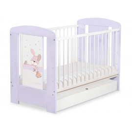 Spjälsäng 120x60cm Dreamy bunny med lådor STANDARD