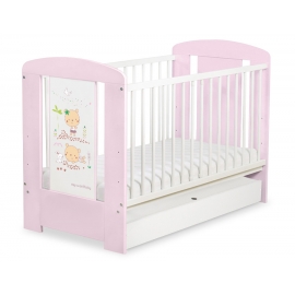 Spjälsäng 120x60cm Sweet bears med lådor STANDARD