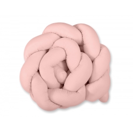 Spjälskydd fläta till Babysäng Vagga - pastel rosa