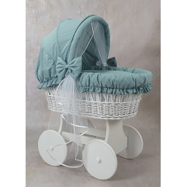 Textil med myggnät till Babyvagga Khaki