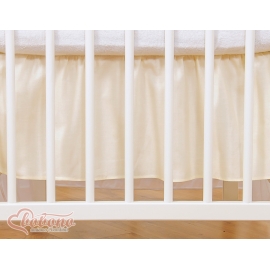 Volang / sängkappa till Babysäng 140x70cm- Little Prince/Princess cream