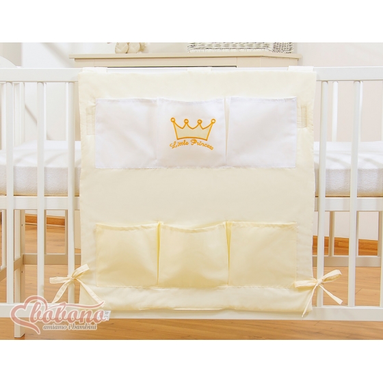 Accessor Förvaring till spjälsäng Little Prince/Princess cream