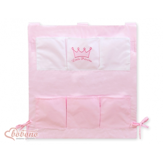 Accessor Förvaring till spjälsäng Little Prince/Princess rosa